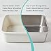 XL Stainless Steel Cat Litter Box | Extra Large Litter Box Set with Scoop & Absorbent Mat | Large Kitty Litter Pan Stainless Steel for Indoor Cats | Big Litter Box for All Cat Sizes