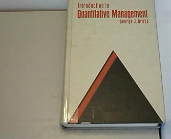 Hardcover Introduction to quantitative management Book