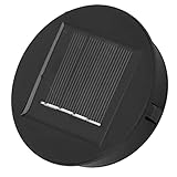 Acouto 7 Lm LED-Solar-Ersatzoberteil für Hängelaternen Im Freien, mit 8 Cm Durchmesser, Polysilizium-Panel für Gartenbeleuchtung, 600 MAh-Batterie Im Lieferumfang Enthalten