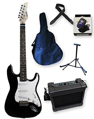 Discovery Beginner Electric Guitar pack - Black
