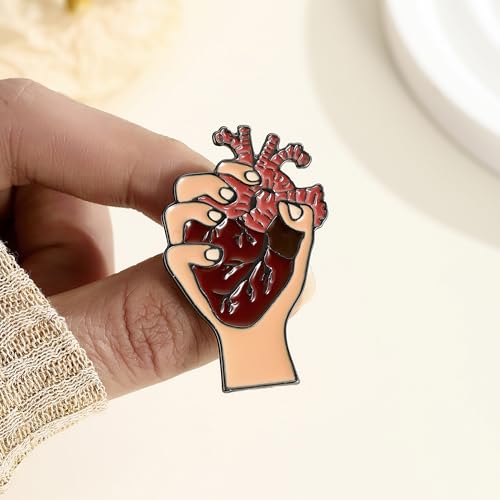 Image of Doctor Nurse Cartoon Pin,Medical Enamel Brooch Jewelry for Nursing Student Backpack Lapel Badge Gifts