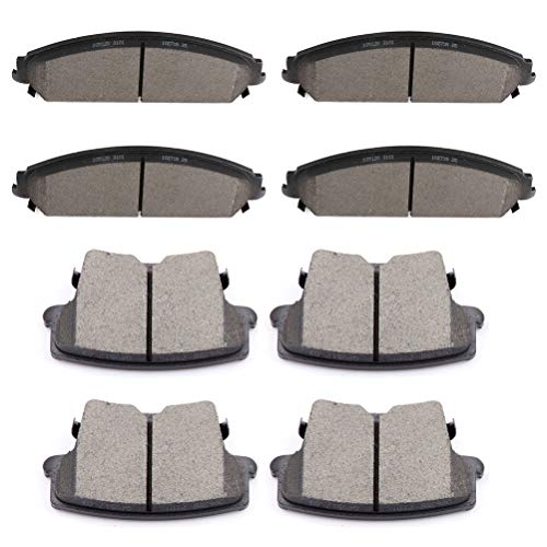 Image of SCITOO Brake Pads Kits,8pcs Brakes Pads Set For Dodge For Charger 2006-2019