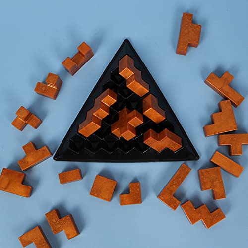 Xidmold 2Pcs Pyramid Resin Puzzle Molds, Puzzle Silicone Mold For Epoxy Resin Casting, Silicone Mold For Diy Crafts #TOP3