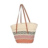 Ipetboom De Plage Tissé Papier Rope Grand à Main Style Hawaïen Pour Et Shopping...