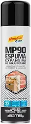 Espuma Expansiva de Poliuretano PU 300 ml (190 g) Mundial Prime – Vedação, Fixação de Portas e Janelas