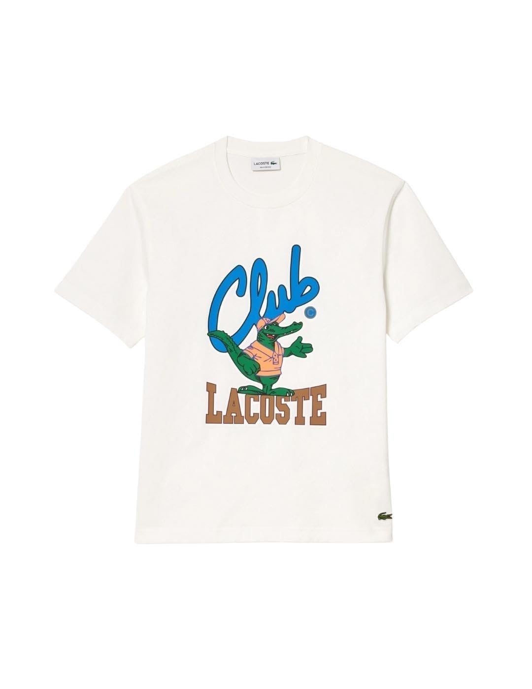 Lacoste Camiseta de Manga Larga Deportiva Unisex Adulto