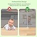 Treppenschutzgitter Türschutzgitter Ausziehbar 0-200 cm,Baby Absperrgitter Schutzgitter Treppe für Kinder,Katzen und Hunde,Geeignet für Innen Außenbereich (200cm/grau)