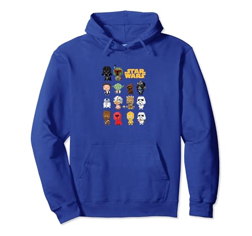 Hoodie Star Wars 8-bit pixel idéal pour vos soirées streaming et gaming confort