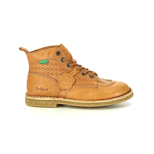 Kickers OJIKAR, Botas Cortas al Tobillo Mujer, Amarillo, 37 EU