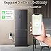 Power Failure Alarm WiFi, Smart Power Outage Alarm with App Notifications, Mini Size Freezer Alert with Loud 110dB & LED Indicator & Voltage Detection, Home Power Monitor for GFCI Trips, Sump Pump ﻿