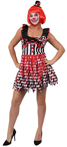 DELUXE KILLER CLOWN COUPLES HALLOWEEN COSTUME - COUPLES FANCY DRESS CLOWN COSTUMES WITH ACCESSORIES (MENS: XX-LARGE + LADIES: X-LARGE) - Image 2