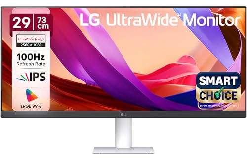 Image of LG 29U531A Smartchoice 73 cm (29 Inch) UltraWide WFHD (2560x1080) IPS Monitor, 100Hz, 5ms(GtG), Anti-Glare, HDR10, 3-Side Virtually Borderless, HDMI, DP, USB-C, Speakers, Tilt Adjustable (Black)
