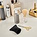 MERRYHAPY 2pcs Hair Dryer Concentrator Nozzle 44-46mm Thick High Temperature Resistant Blow Dryer Attachment Black for Salon and Home Use