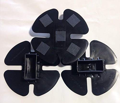 3-Pack of Bottom Caps for Shrink Wrap Installation Support Poles