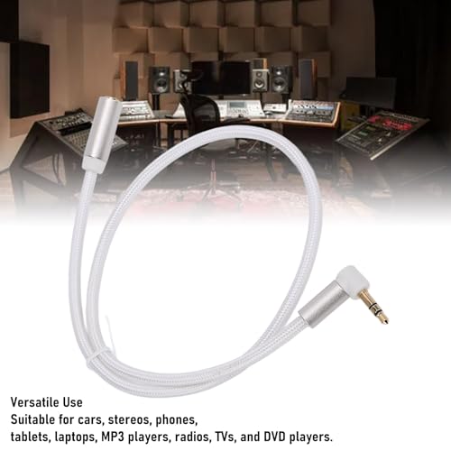 Cable Extensor de Auriculares 3.5mm Ángulo Recto 2M miniatura 3