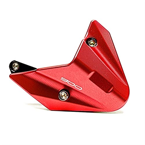 Protection moteur Kawasaki Z900 et Z900SE 2017-2022 rouge avec crash pads