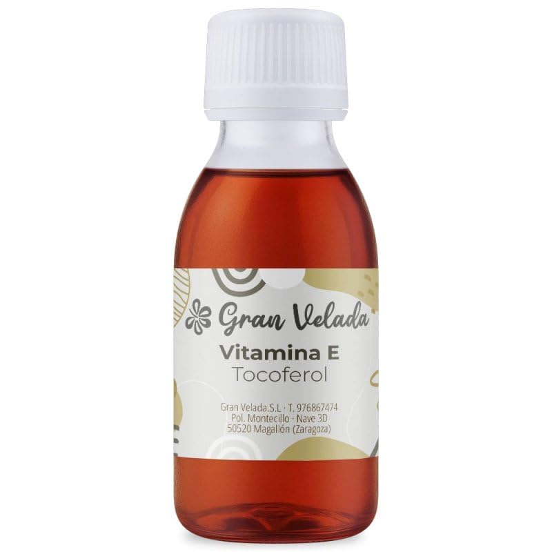 Gran Velada – Vitamina E Tocoferol Natural 50 ml | Antioxidante Cosmético para Cremas, Bálsamos y Aceites | Conservante cosmético | Mezcla de Tocoferoles Naturales
