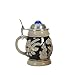 0.6L Beer Stein with Matel Pewter Lid Stanley Steel Germany Oktoberfest Tankard Eagle Bierkrug Drinking Glass Horn Coffee Mug Stine Christmas Ornaments Cup Broeder Horse Portawrap Thermos
