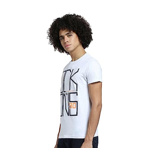 Image of Jack & Jones Men's Printed Slim Fit T-Shirt