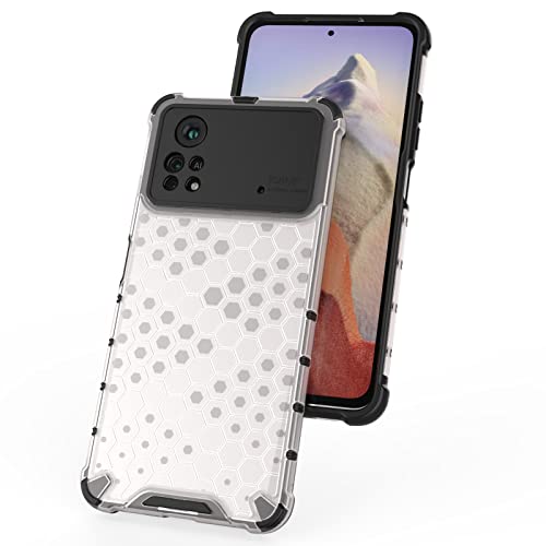 Image of Glasgow Back Case Cover Designed for Poco X4 Pro 5G - Transparent