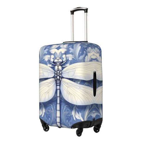 Dragonfly Elastic Travel Luggage Cover, Washable Spandex Suitcase Protector, Anti-Scratch Fits 18-32 Inch2