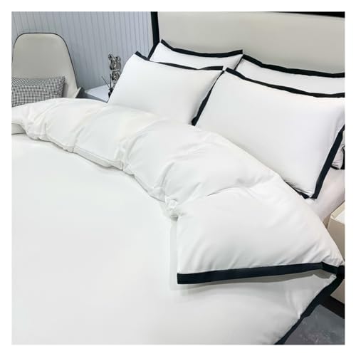 Housse de Couette brossée Queen en microfibre haut de gamme avec taies