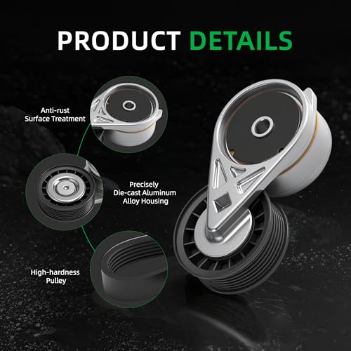 Kit de tensor de correa serpentina para Ford Explorer y Aerostar V6 4.0L 6