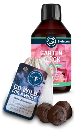 Biotaurus Seedbomb-Bundle mit Gartenglück 250 ml (limitiertes Bundle) Cover