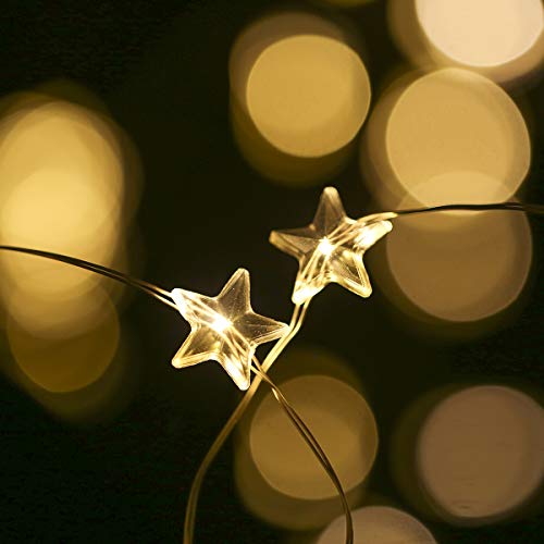 Andoer 2 metros 20 LEDs em forma de estrela Combinação de luz S-tring/In Wave/Sequencial/Slo Glo/Fla
