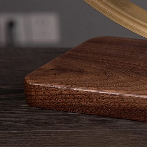 Relógio de mesa vintage Luz de cobre puro Luxo Relógio de mesa moderno relógio de mesa simples e ele