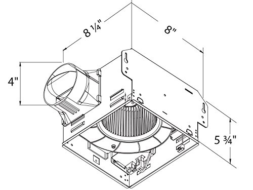 Delta Electronics Gbr80L Breez Green Builder Fan/Light Combinations, 80 Cfm Single Speed #TOP3
