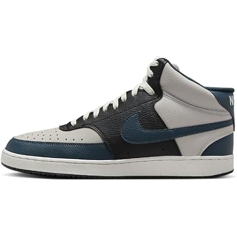 Nike Mens Court Vision Mid Sneakers in Lt Iron Ore Cover