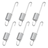 AHANDMAKER 6 Packung Ersatz Spannfedern Aus Eisen Mit Nackenhaken Für Relaxsessel Sofas Klappbetten – Reparatur des Mechanismus – Heimwerkerbedarf (83x15.5mm)
