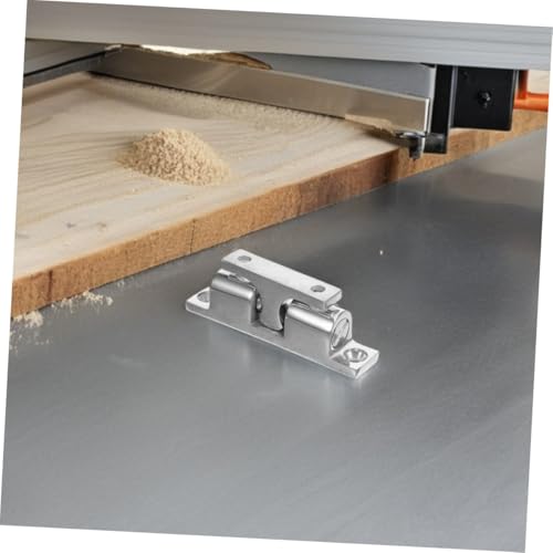 Tope de puerta inoxidable pack de 4 piezas con soporte anticolisión para suelo 6