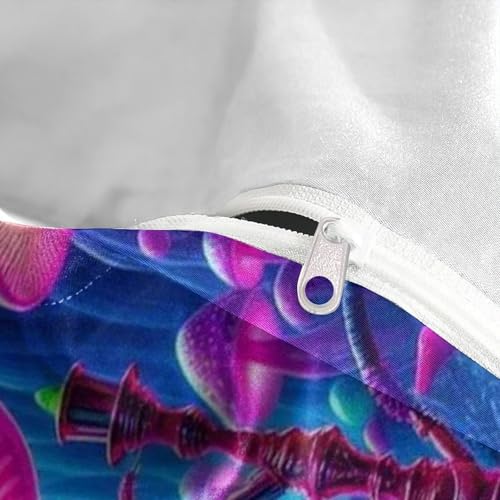 Parure de lit chat 3D infroissable en microfibre : fini le repassage pour ce linge de lit double - 8