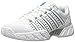 K-Swiss Zapatilla Bigshot Light LTHR Wht/HAWAIIANOCEAN 6 UK Zapatillas, Mujer, Blanco/Azul/Gris, 39,5 EU