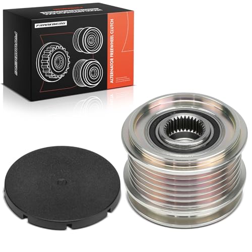 Frankberg Alternator Freewheel Clutch Pulley with 6 grooves Compatible with A1 8X1 8XK 1.4L 1.6L-2.0L 2010-2018 Replace# 021903026L