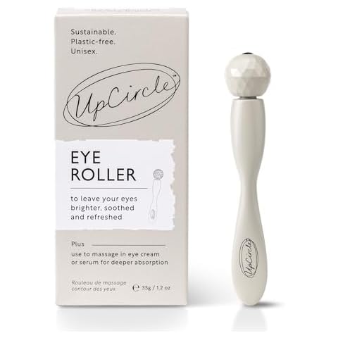 UpCircle Eye Roller 1pc – Metal + Plastic-Free – For Dark Circles + Puffy Eyes – With Cooling Effect to Boost Circulation For Healthy Glow – Sustainable + Unisex Cover