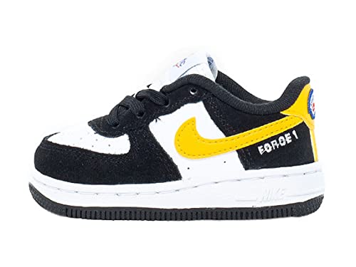 Nike Toddler's Force 1 LV8 Black/Dark Sulfur-White-Black (DH9787 002) - 5