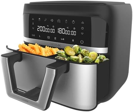 Cecotec Freidora de Aire sin Aceite 9L Divisible en 2 Air Fryer C...