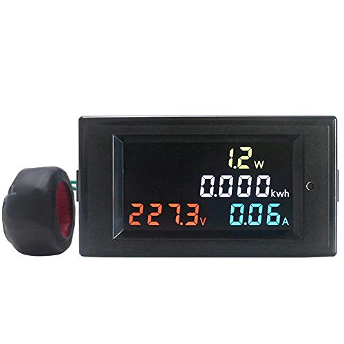 Kit et Composants DIY Electronics AC Voltmètre Ampèremètre écran couleur 200V 450V - 2