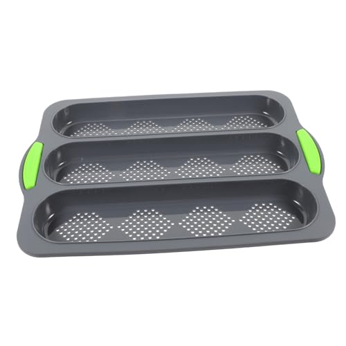 STOBAZA Silicone Baking Mould Loaf Molds Set Bread Pans for Baking Wave Stick Non-stick Perfect for Fresh Loaves