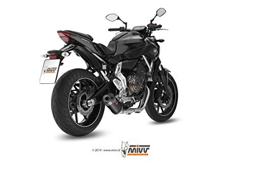 Mivv Y.044.L3C YAMAHA MT-07 2014 ></noscript> KOMPLETTANLAGEN 2X1 OVAL CARBON CARBON CAP - 2