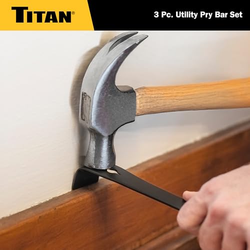 image for Titan 17121 3-Piece Flat Pry Bar set, 5.5