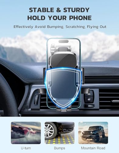 Image of CIRYCASE Car Phone Holder, [Ultra Powerful Suction] Universal Dashboard Phone Holder for Cars, Hands-Free & Case Friendly (Long Neck)
