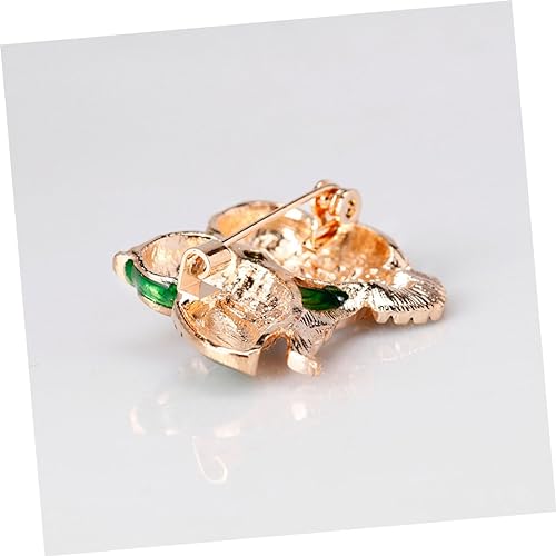 Broche chouette délicate et cristaux scintillants de luxe