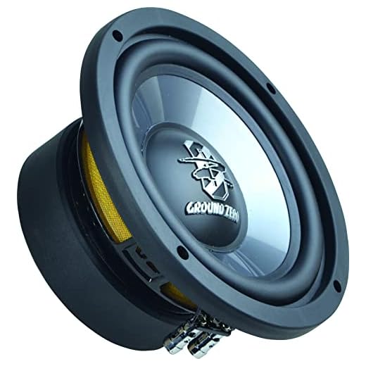 Ground Zero Iridium 16,5 cm/6,5 tum subwoofer – 4 Ohm – 100 WRMS, svart
