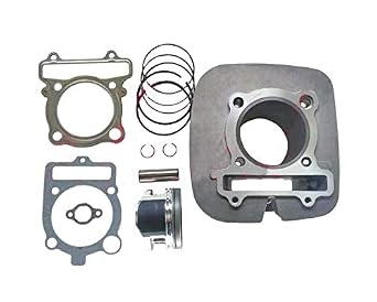 Cylinder Piston Gasket Set Fits for Yamaha Big Bear 400 2000-2012 Yamaha Kodiak 400 1993-1999