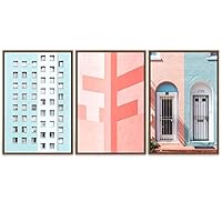 SIGNWIN Framed Canvas Wall Art Scenery Canvas Prints Home Artwork Decoration for Living Room,Bedroom - 16