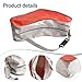 Large Capacity Ice Skate Bag for Roller Skates Storage Organizer, Adjustable Shoulder Strap Lightweight Nylon Gear Bag with Three Compartments, for Easy to Carry(Red)